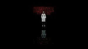 Creepy Stranger Things Eleven Reflection Wallpaper
