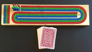 Cribbage Board Stack Of Cards Wallpaper