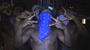 Crip Gang Members In Streets Wallpaper