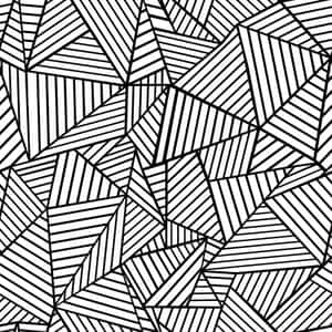 Crisp Line Art Wallpaper