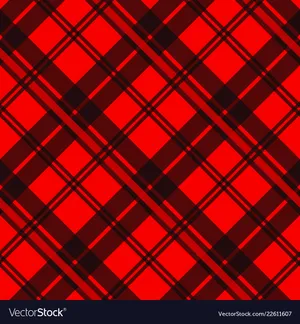 Crisp Red Checkered Fabric Wallpaper