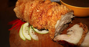 Crispy Lechon Bagnet Wallpaper