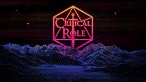 Critical Role Logo Mountain Fan Art Wallpaper