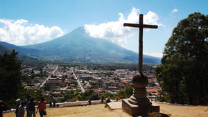 Cross In Guatemala Wallpaper