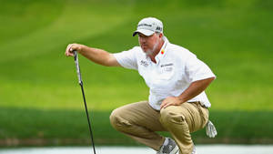 Crouching Boo Weekley Wallpaper