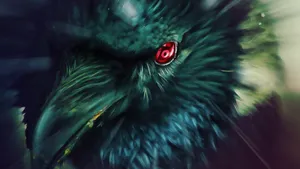 Crow's Mangekyou Sharingan Artwork Wallpaper