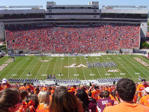 Crowd Lane Stadium Virginia Tech Wallpaper