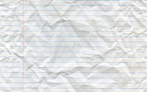 Crumpled Ruled Paper Background Wallpaper