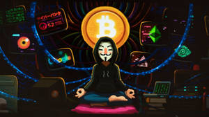 Cryptocurrency Digital Art Wallpaper