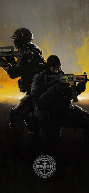 Cs Go Soldiers In Battlefield Iphone Wallpaper