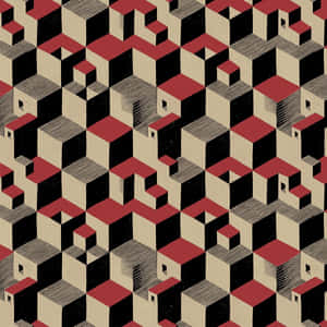 Cube Maurits Cornelis Escher Art Wallpaper