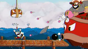 Cuphead Boss Captain Brineybeard Wallpaper