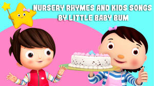 Custom-made Little Baby Bum Themed Cake Wallpaper