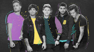 Cute And Colorful One Direction Wallpaper