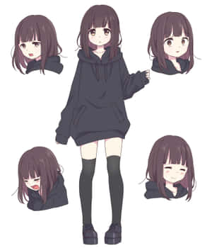 Cute And Gloomy Menhera-chan Wallpaper