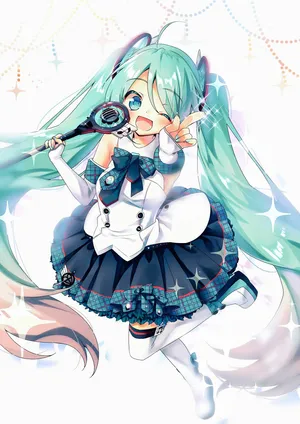 Cute Anime Artwork Hatsune Miku Ultra Hd Wallpaper