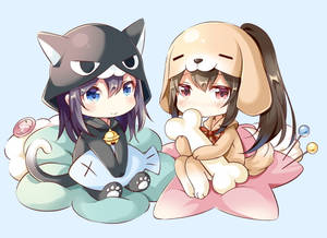 Cute Anime Characters Chibi Wallpaper