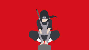 Cute Baddie Itachi In Post Wallpaper