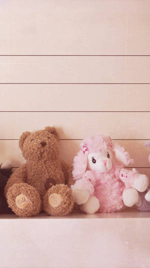 Cute Bear Couple Wallpaper