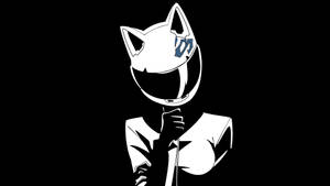 Cute Black And White Aesthetic Celty Sturluson Wallpaper