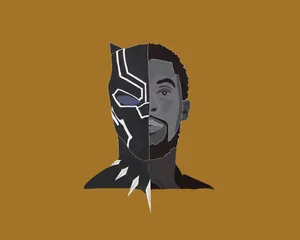 Cute Black Panther Personas Wallpaper