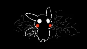 Cute Black Pikachu Wallpaper