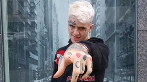 Cute Boy Lil Peep Photoshoot Wallpaper