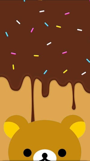Cute Brown Bear Rilakkuma Wallpaper