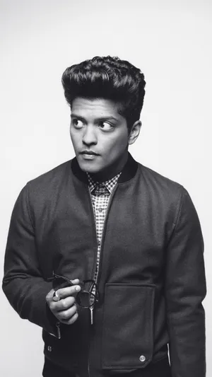 Cute Bruno Mars Portrait Wallpaper