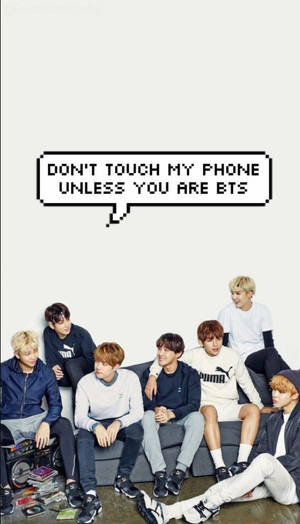 Cute Bts Speech Bubble Wallpaper