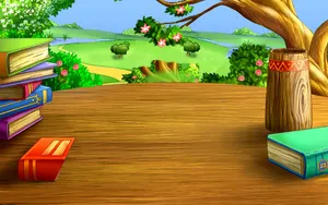 Cute Cartoon Illustration Wallpaper