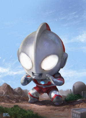 Cute Cartoon Ultraman Wallpaper