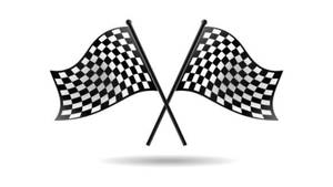 Cute Checkered Flags Wallpaper