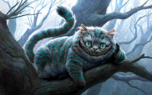 Cute Cheshire Cat Wallpaper