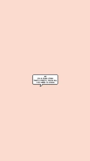 Cute Dialogue Aesthetic Phone Wallpaper