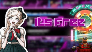 Cute Girl Of Danganronpa Wallpaper