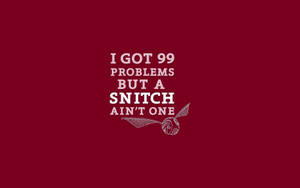 Cute Harry Potter Snitch Art Problems Wallpaper