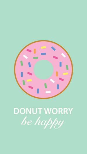 Cute Ipad Donut Wallpaper Wallpaper