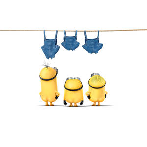 Cute Ipad Naked Minions Wallpaper