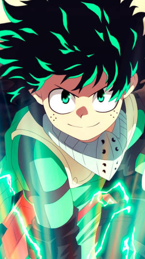 Cute Izuku My Hero Academia Phone Wallpaper