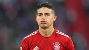 Cute James Rodriguez Expression Wallpaper