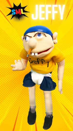 Cute Jeffy In Yellow Wallpaper