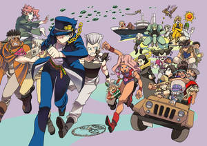 Cute Jojo Bizarre Adventure Chase Wallpaper