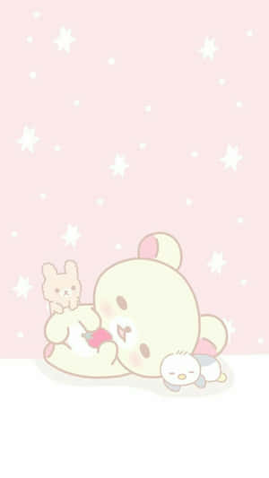 Cute Kawaii Rilakkuma Sleeping Wallpaper