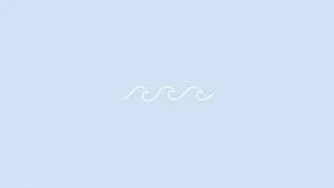 Cute Minimalist Wave Wallpaper