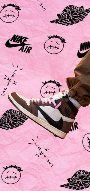 Cute Nike Jordan 1 For Girls Wallpaper