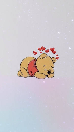 Cute Pfp Sleeping Winnie The Pooh Wallpaper
