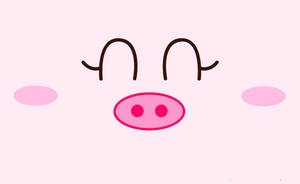 Cute Pig Snout Wallpaper