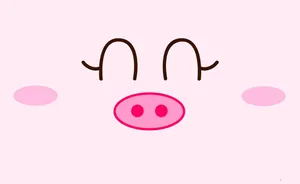 Cute Pig Snout Wallpaper