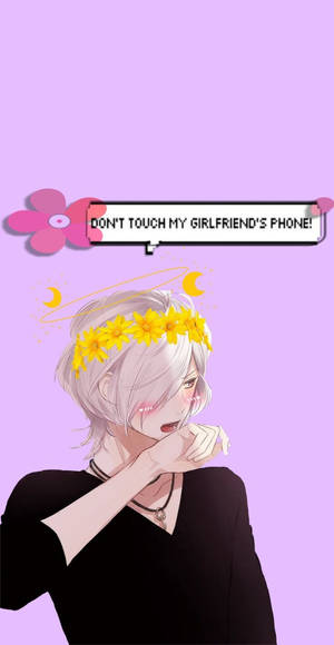 Cute Pink Aesthetic Anime Boy Wallpaper